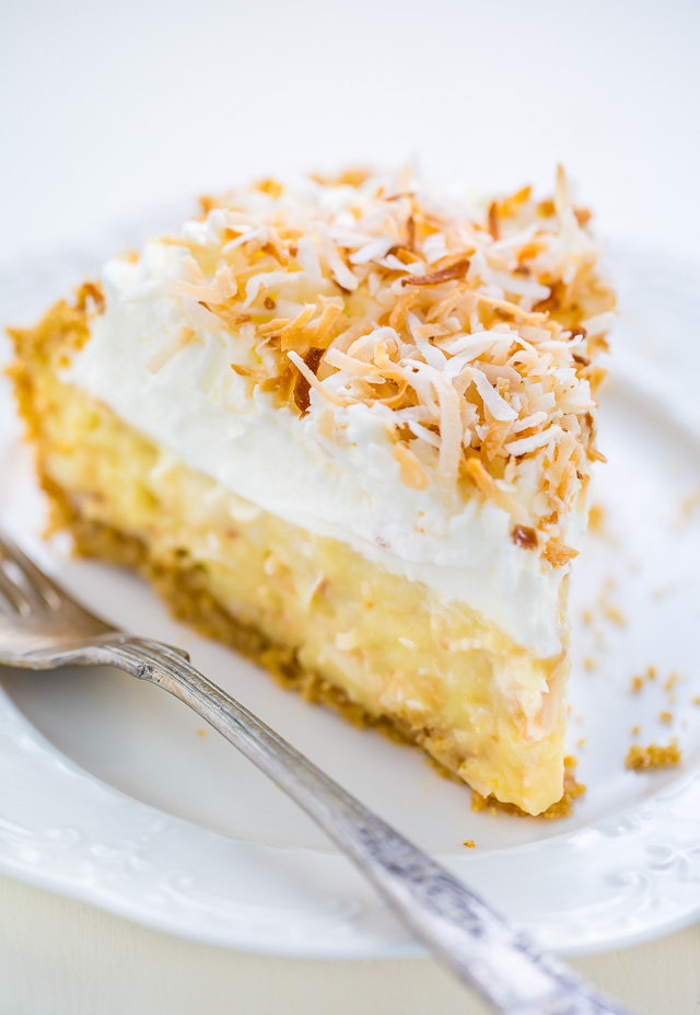 Homemade Coconut Cream Pie is rich, decadent and worth every dang calorie!