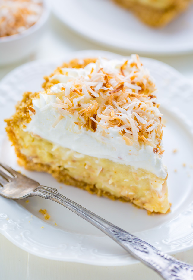 Homemade Coconut Cream Pie is rich, decadent and worth every dang calorie!