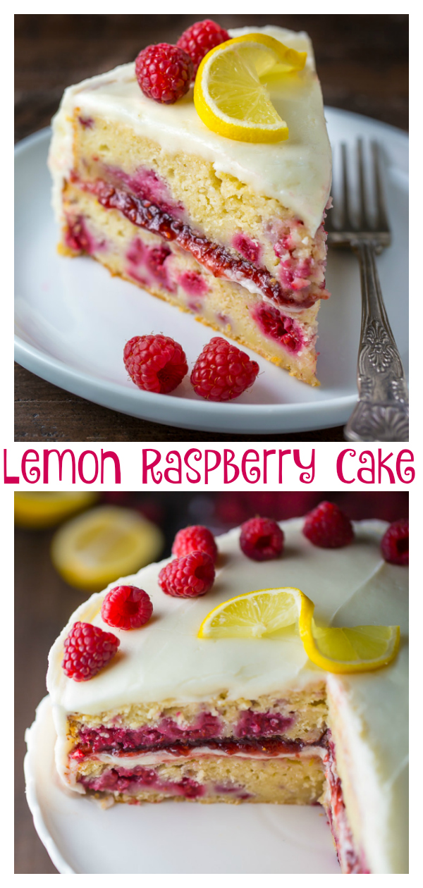 Lemon Raspberry Cake - The BEST Lemon Raspberry Cake Recipe
