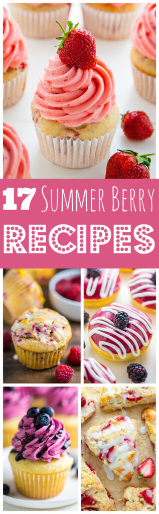 The ULTIMATE List of Summer Berry Recipes!
