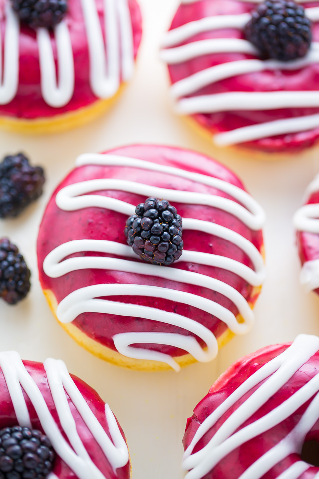 Better than the bakery Blackberries and Cream Donuts!