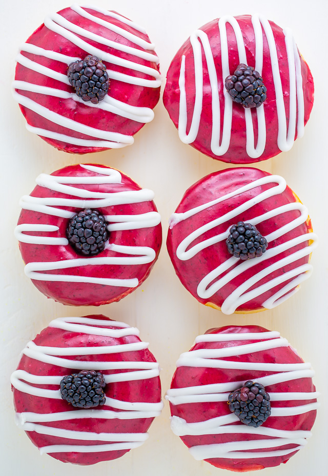 Better than the bakery Blackberries and Cream Donuts!