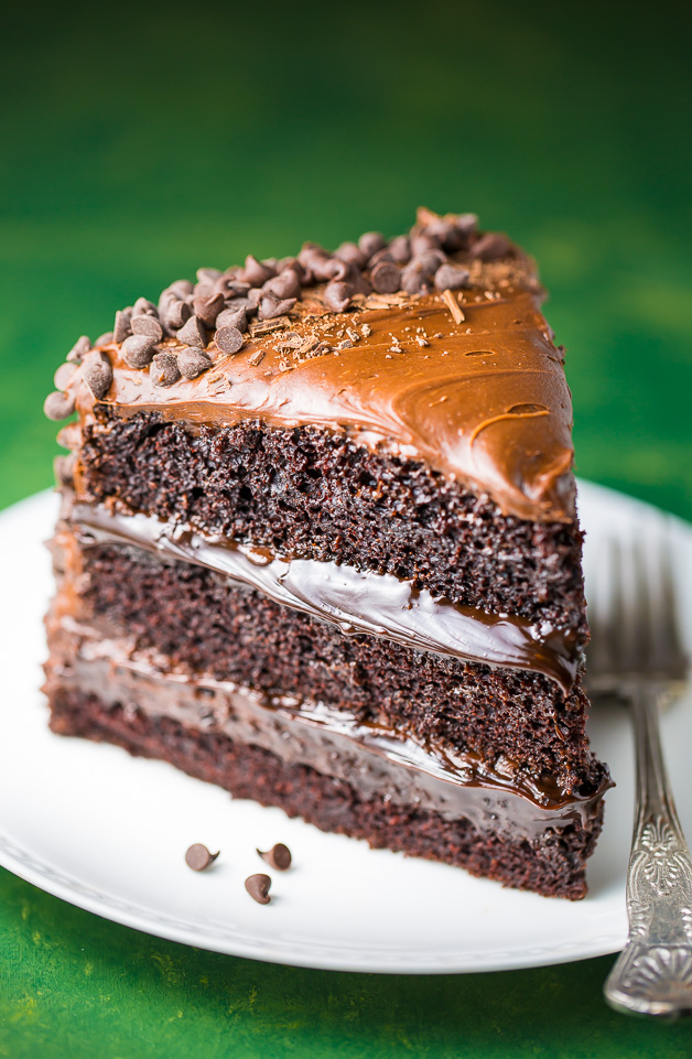 Triple Chocolate Layer Cake Recipe ~ Barley & Sage