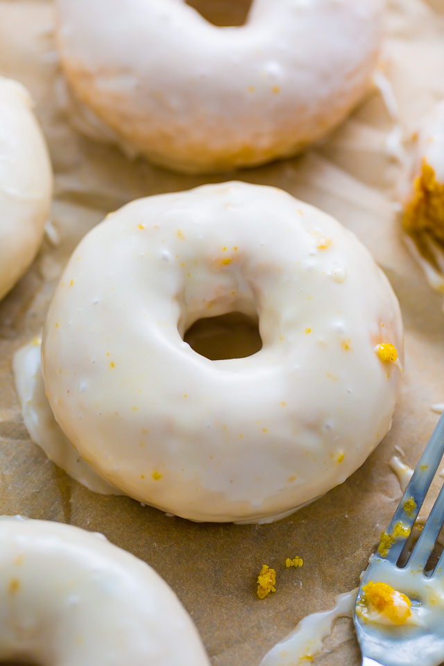 Baked Pumpkin Donuts with Brown Butter Glaze • The Crumby Kitchen