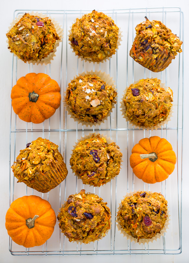 Healthy, hearty, and delicious, my Pumpkin Morning Glory Muffins are the perfect Fall breakfast!