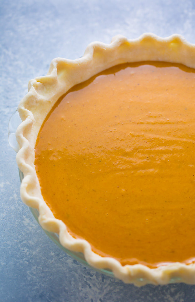 Silky smooth and richly spiced, my Brown Butter Pumpkin Pie is the ultimate holiday dessert!