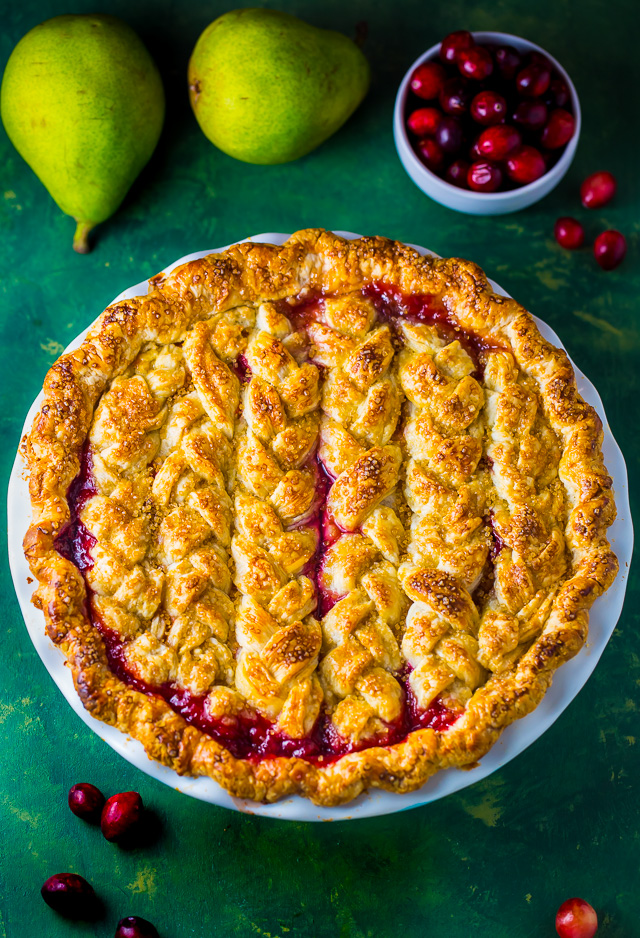 You'll impress everyone with this downright delicious Cranberry Pear Pie!