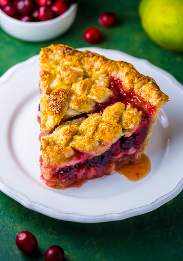 You'll impress everyone with this downright delicious Cranberry Pear Pie!