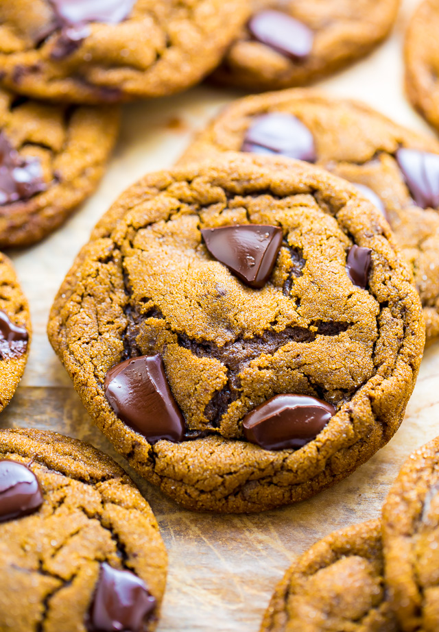 Extra thick and chewy Chocolate Gingerbread Cookies are perfect for holiday celebrations!