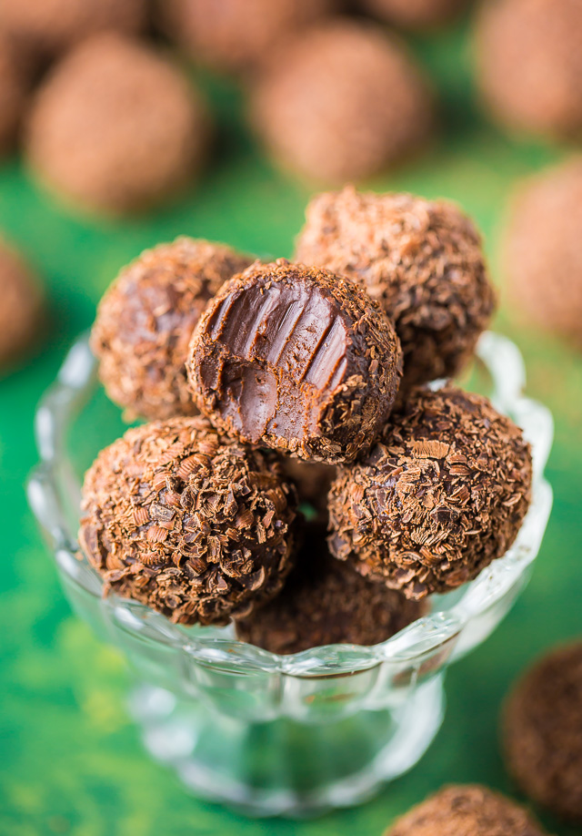 Melt-in-your-mouth Kahlua Chocolate Truffles are made with just 5 ingredients.