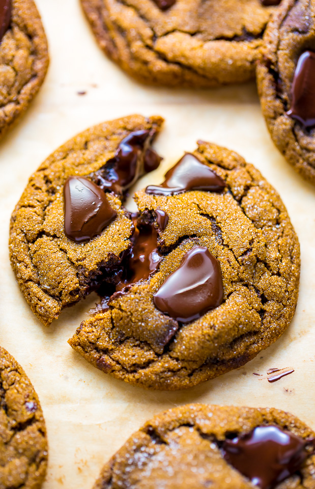 Extra thick and chewy Chocolate Gingerbread Cookies are perfect for holiday celebrations!