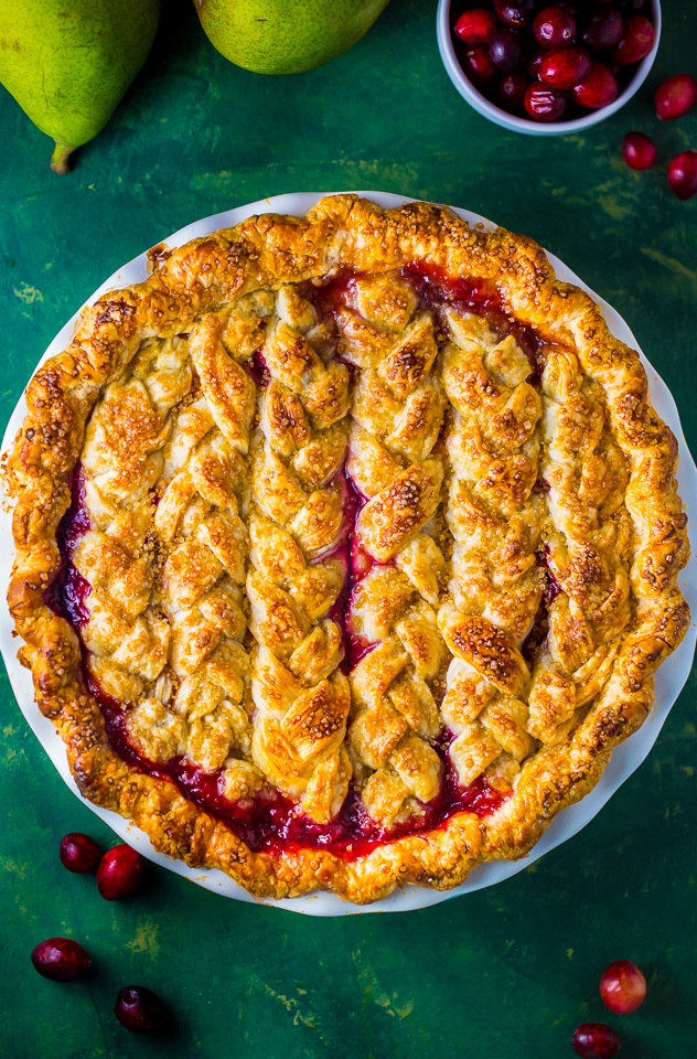 You'll impress everyone with this downright delicious Cranberry Pear Pie!