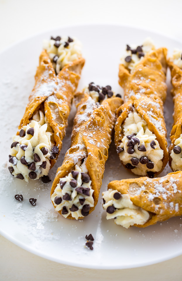 Homemade 5-Ingredient Cannolis are impressive and SO easy!