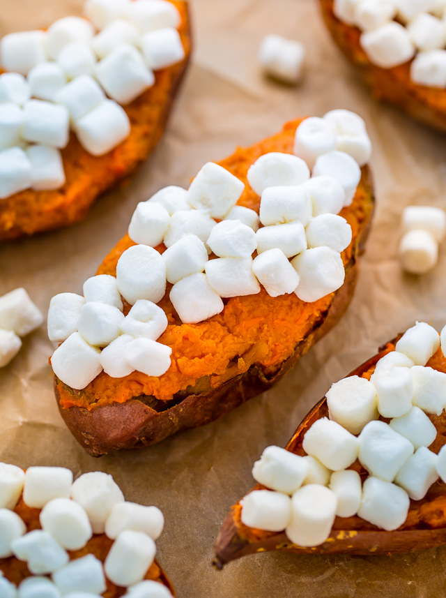 Toasted Marshmallow Twice-Baked Sweet Potatoes are a MUST try this holiday season!