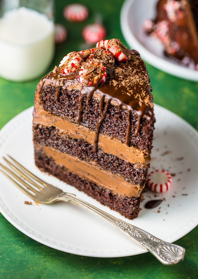 Chocolate Peppermint Candy Cake - Liz Bushong