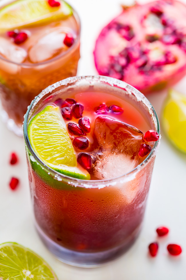 Spiced Pomegranate Pitcher Cocktails