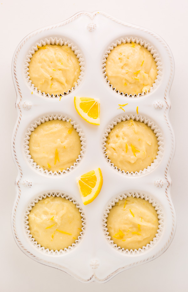 Supremely moist Lemon Crumb Muffins topped with sticky Lemon Glaze!