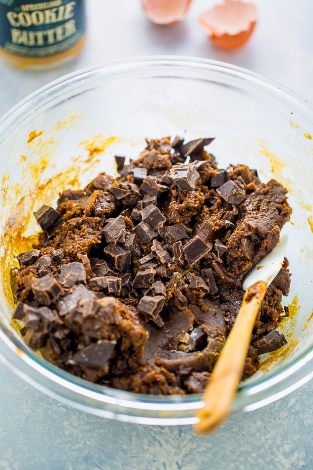 Extra GOOEY Chocolate Chunk Cookie Butter Bars!