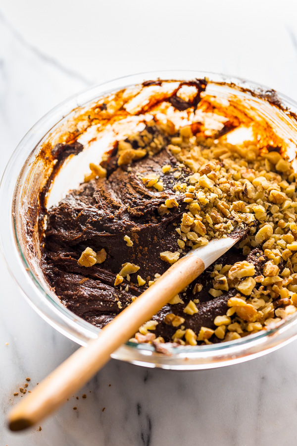 Thick and ULTRA fudgy, these Brown Butter Walnut Brownies are a GAME CHANGER!