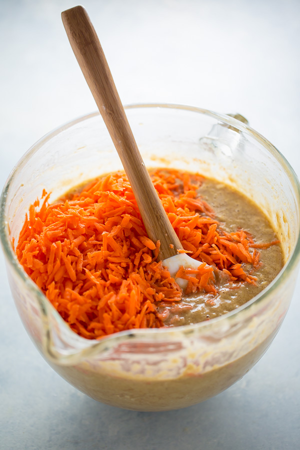 My FAVORITE Carrot Cake recipe is extremely moist, fluffy, and flavorful.