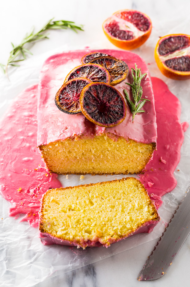 Blood Orange Pound Cake - Baker by Nature