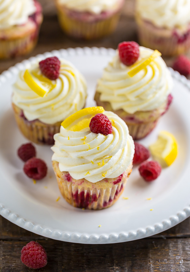 Lemon Raspberry Cupcakes are moist, fluffy, and flavorful!!!