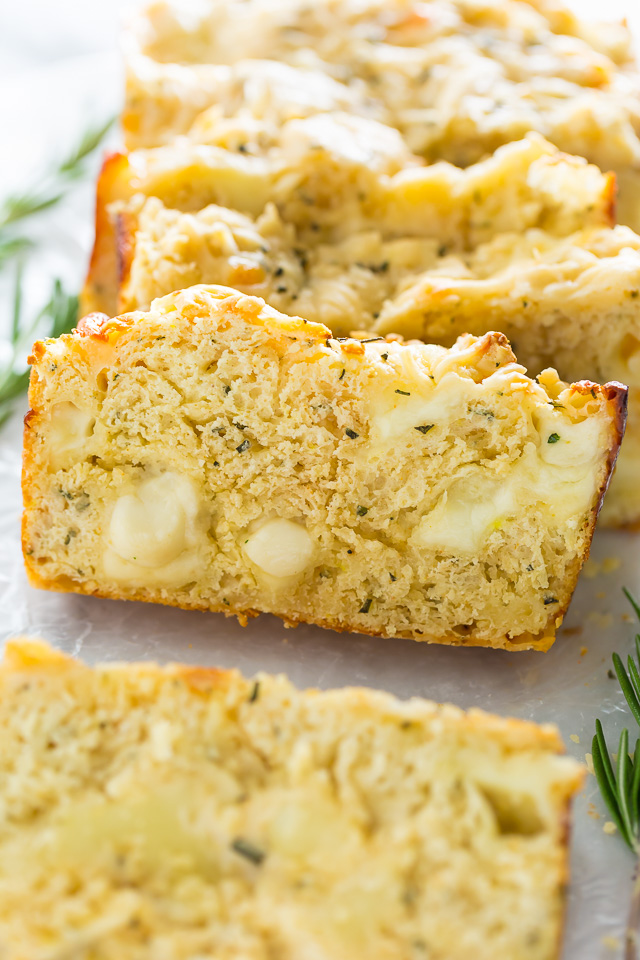 Ready in less than an hour, this Herbed Ricotta Cheesy Bread is sure to become a fast favorite!