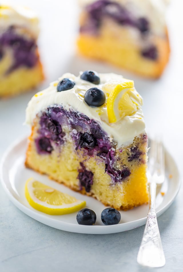 Lemon Blueberry Bundt Cake... Aka how to use up your abundance of blueberries this Summer!!!