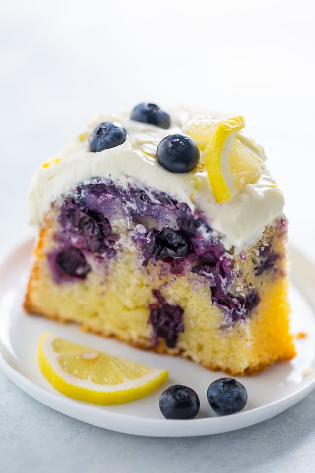 Lemon Blueberry Bundt Cake... Aka how to use up your abundance of blueberries this Summer!!!