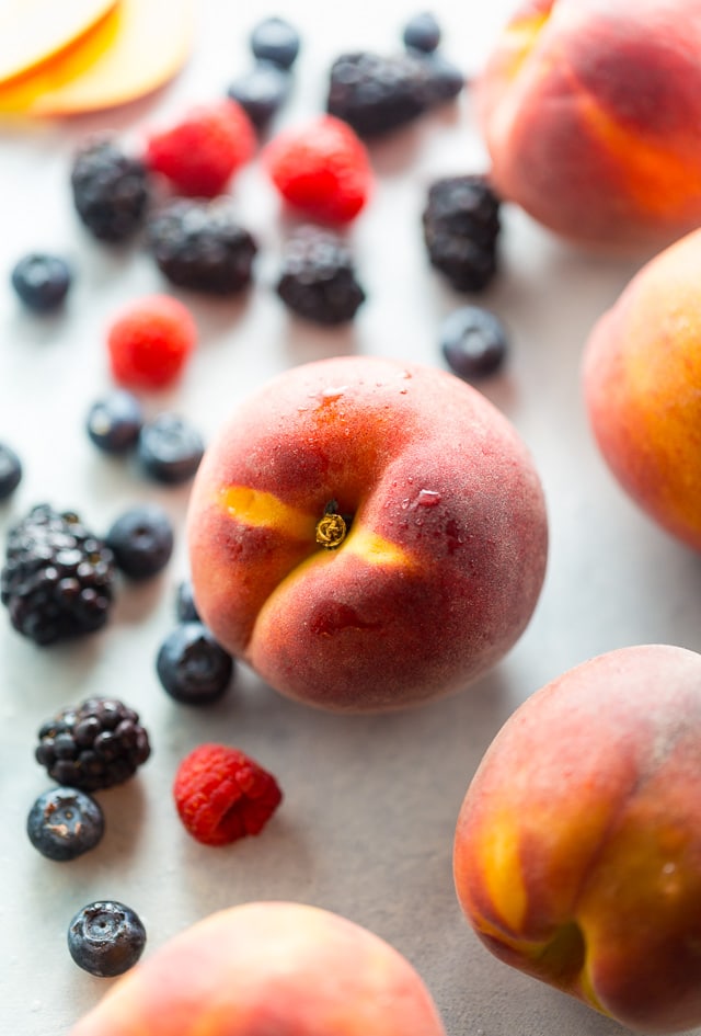 Grilled Peach and Mixed Berry Shortcakes are the ULTIMATE Summer dessert!