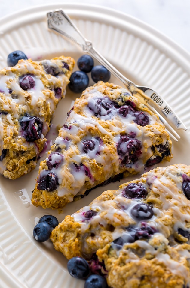 Vegan Blueberry Banana Scones