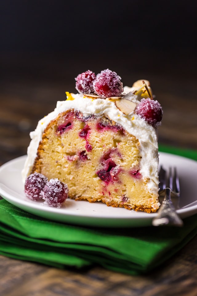 This White Chocolate Cranberry Bundt Cake is so festive and perfect for celebrating the holiday season!