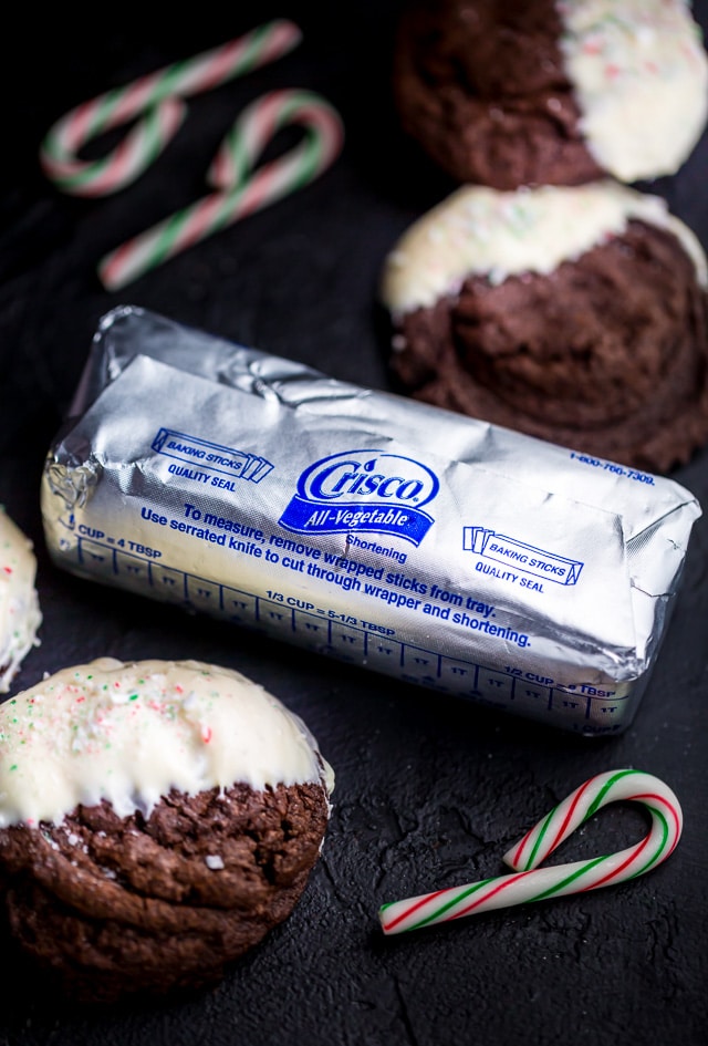 Thick and chewy Peppermint Mocha Cookies are the ultimate Christmas eve treat! Because who doesn't need an extra caffeine boost, right?!