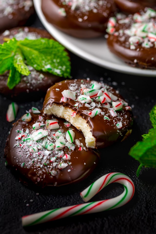 5-Ingredient Peppermint Patties - Baker by Nature