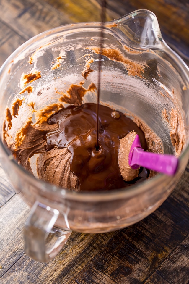 These Triple Chocolate Brownie Cookies are SO decadent!