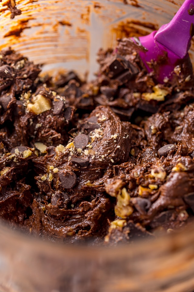 These Triple Chocolate Brownie Cookies are SO decadent!