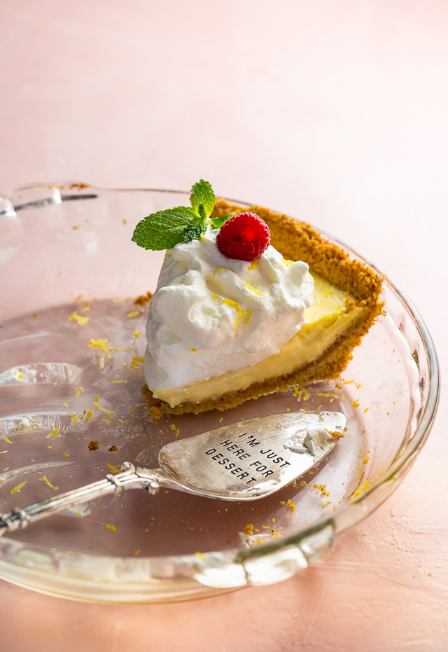 A foolproof recipe for Lemon Cream Pie! Bonus: you can make the pie up to 3 days in advance!
