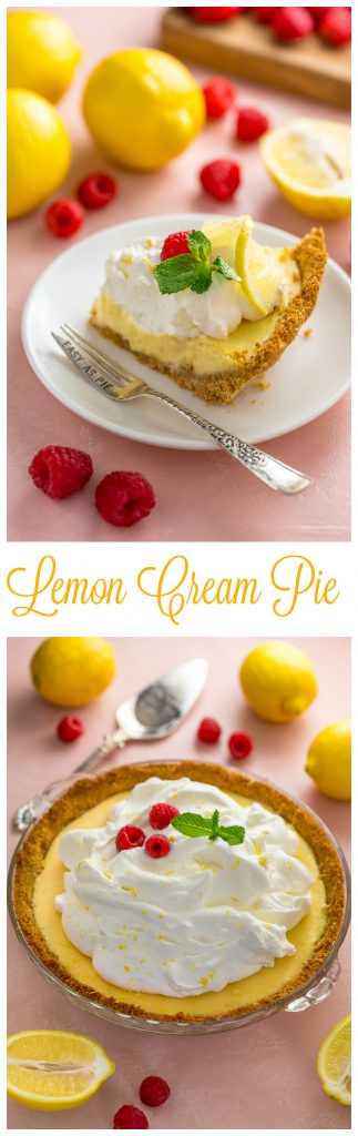 A foolproof recipe for Lemon Cream Pie! Bonus: you can make the pie up to 3 days in advance!