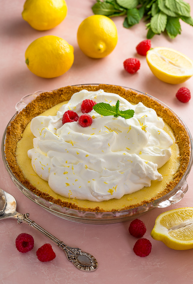 A foolproof recipe for Lemon Cream Pie! Bonus: you can make the pie up to 3 days in advance!