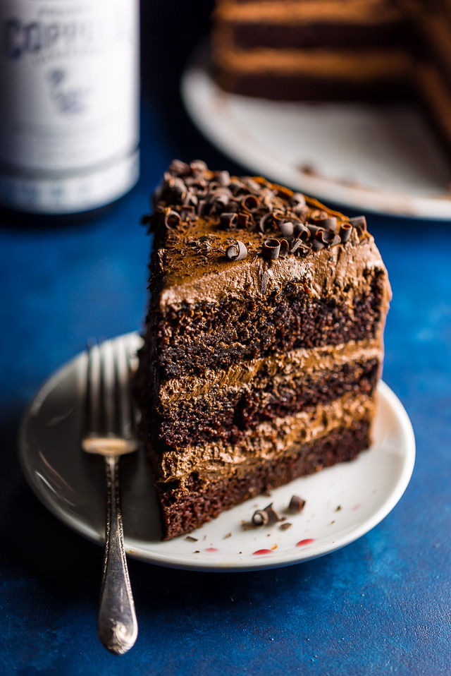 Red Wine Chocolate Cake - Baker by Nature