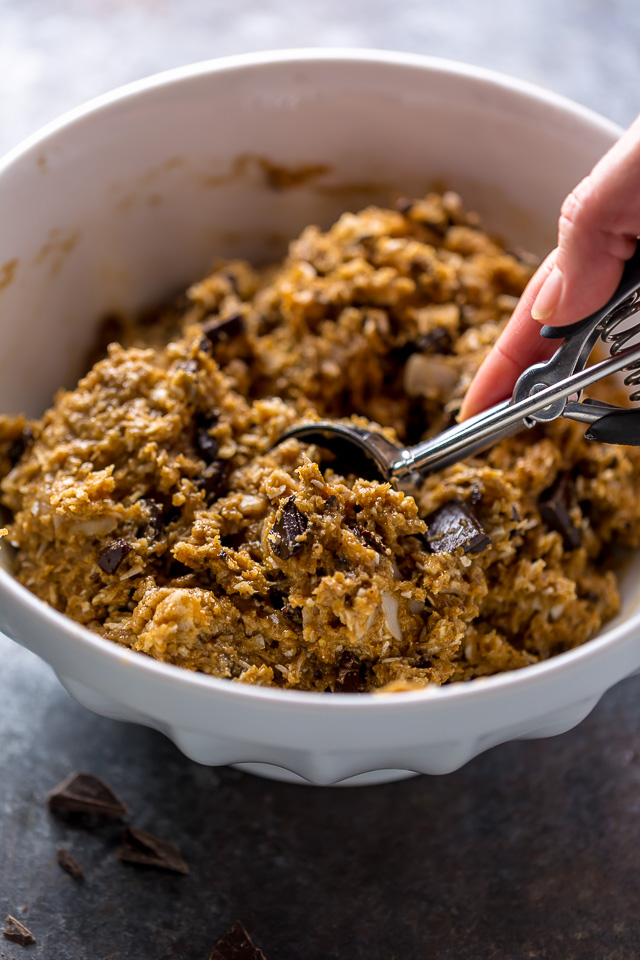 Chocolate Coconut Banana Bread Breakfast Cookies are so delicious and perfect with a cup of coffee!