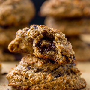 Chocolate Coconut Banana Bread Breakfast Cookies are so delicious and perfect with a cup of coffee!