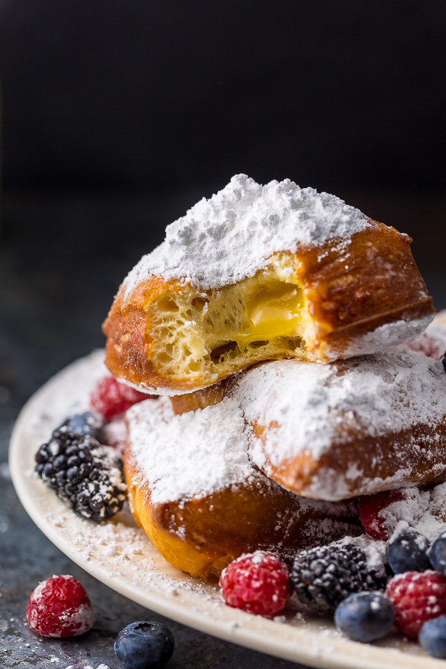 So light and airy, these Lemon Beignets with Fresh Berries are surprisingly easy and perfect for Summer!