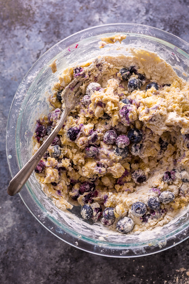 Mmm... these Blueberry Snickerdoodle Scones are so flavorful and perfect for brunch!