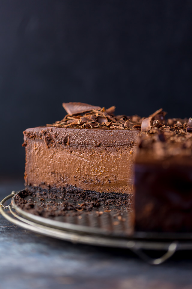 Rich, creamy, and supremely flavorful, this is the ULTIMATE Chocolate Cheesecake! The best part? It's so easy to make and freezer friendly!