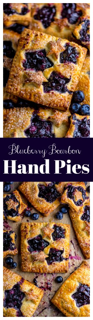 These Blueberry Bourbon Hand Pies are so easy and a total showstopper! You have to try them this Summer!