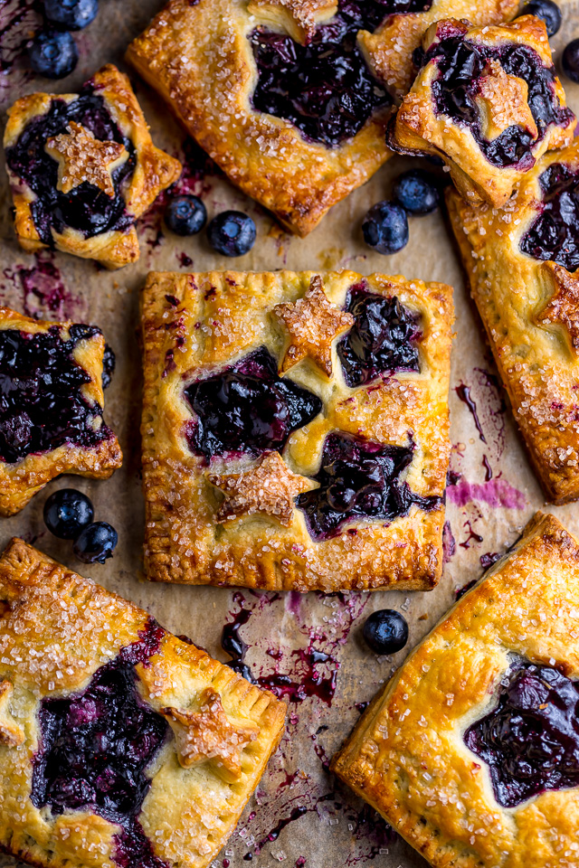 These Blueberry Bourbon Hand Pies are so easy and a total showstopper! You have to try them this Summer!