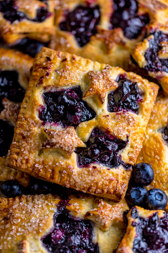 These Blueberry Bourbon Hand Pies are so easy and a total showstopper! You have to try them this Summer!