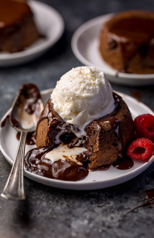 Grand Marnier Molten Chocolate Cakes are rich, decadent, and so delicious! And you won't believe how easy they are to make!