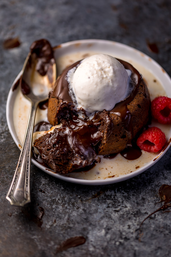 Grand Marnier Molten Chocolate Cakes are rich, decadent, and so delicious! And you won't believe how easy they are to make!